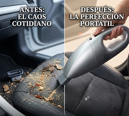 Aspiradora Inalámbrica Portátil para Carro con Batería Recargable USB | Limpieza Profunda y Compacta